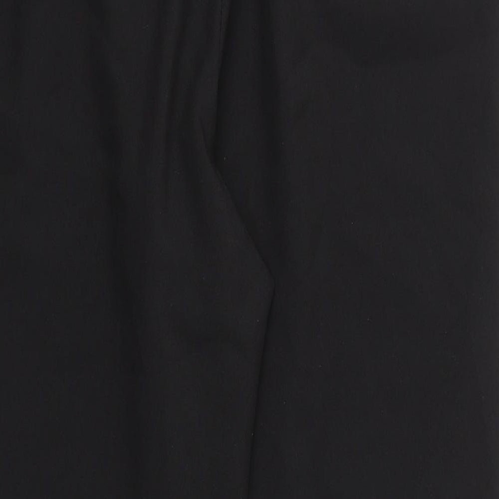 BM Womens Black Trousers Size 16 L23 in - Stretch waistband