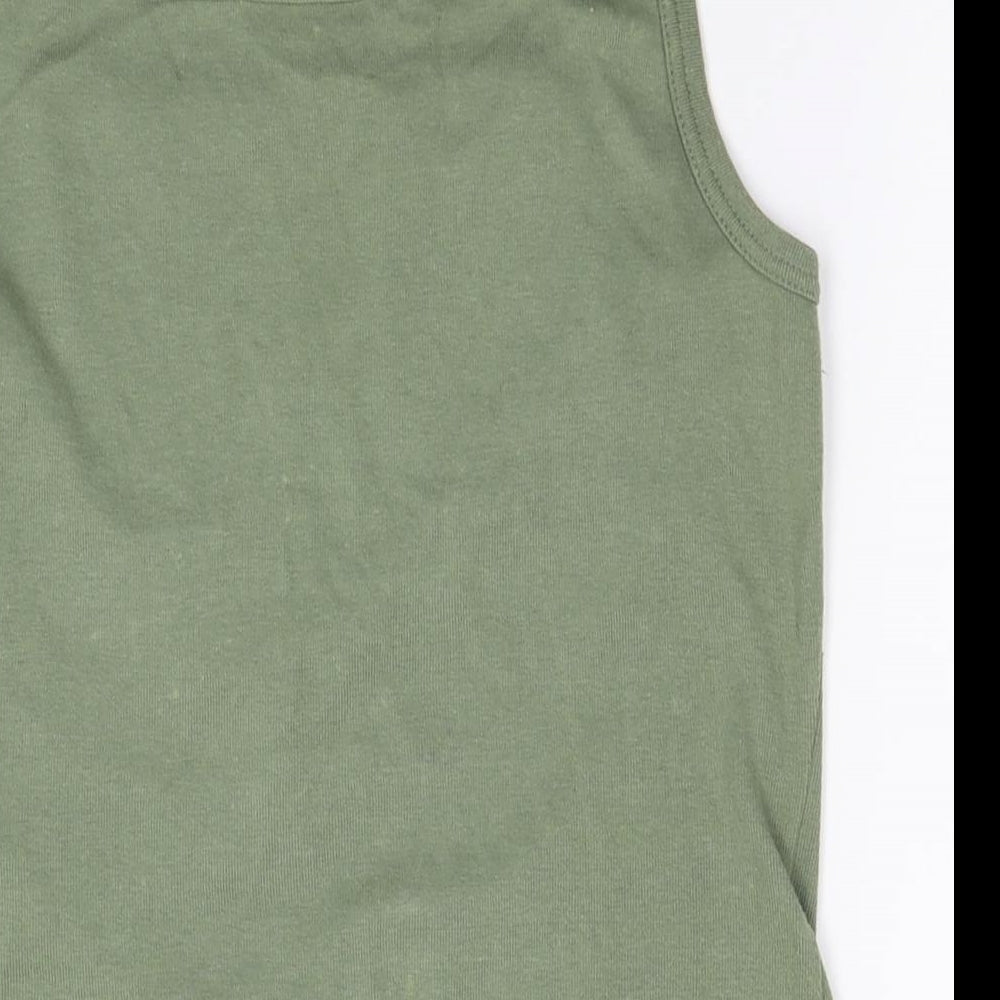 Marks and Spencer Womens Green Basic Tank Size 14
