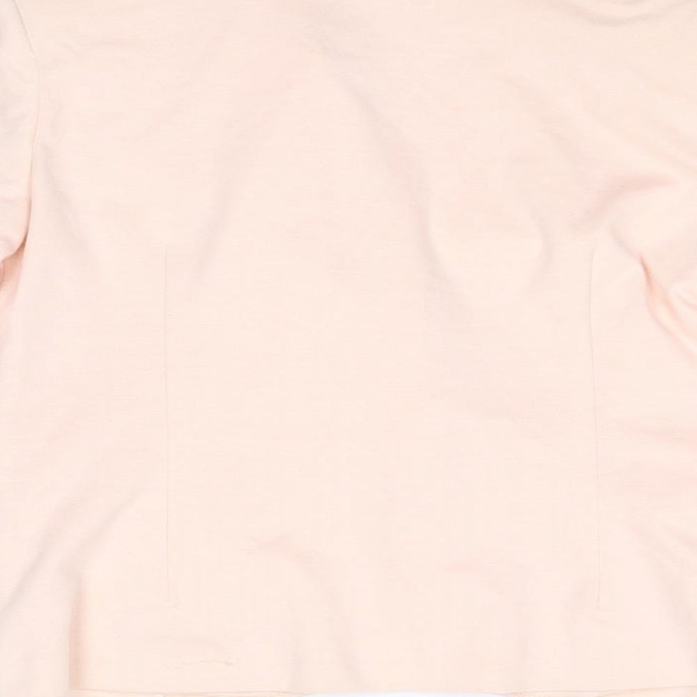 Primark Womens Pink Jacket Blazer Size 10