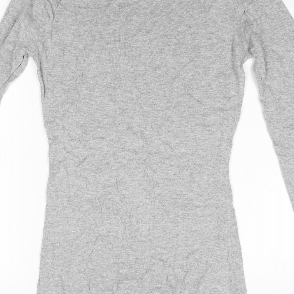 Vero Moda Jeans Womens Grey Knit Pullover Jumper Size M