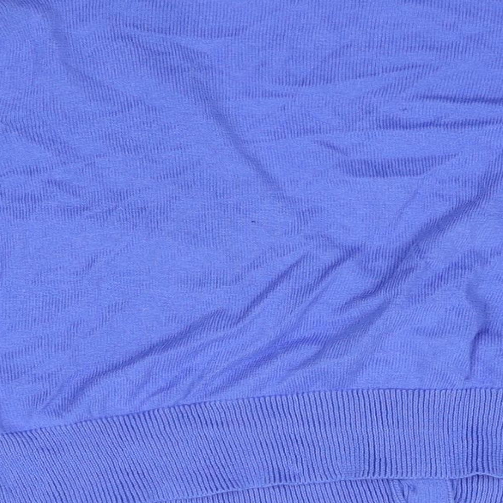 Marks & Spencer Womens Blue Knit Cardigan Jumper Size 12