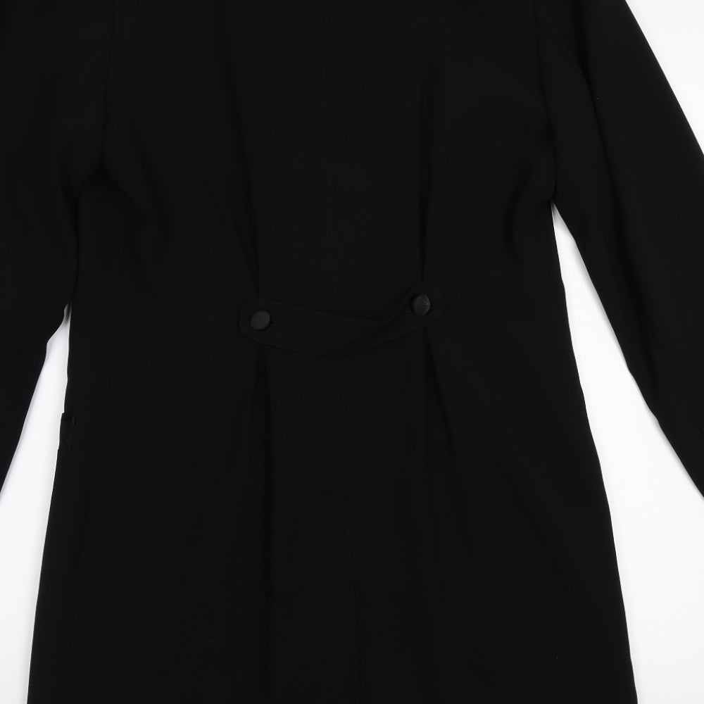 Alternatives Womens Black Jacket Coat Size 10