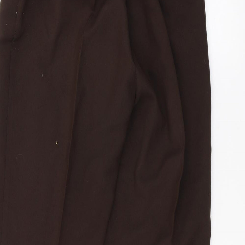 Preworn Womens Brown Trousers Size 16 L24 in