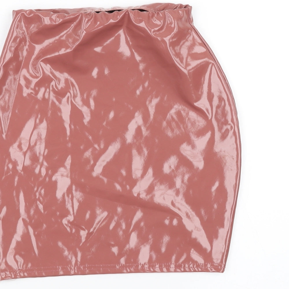 PRETTYLITTLETHING Girls Pink Mini Skirt Size S