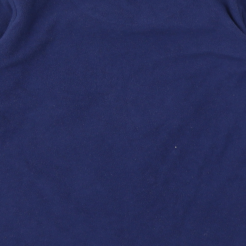 TU Womens Blue Fleece Pullover Sweatshirt Size 8 - Stag