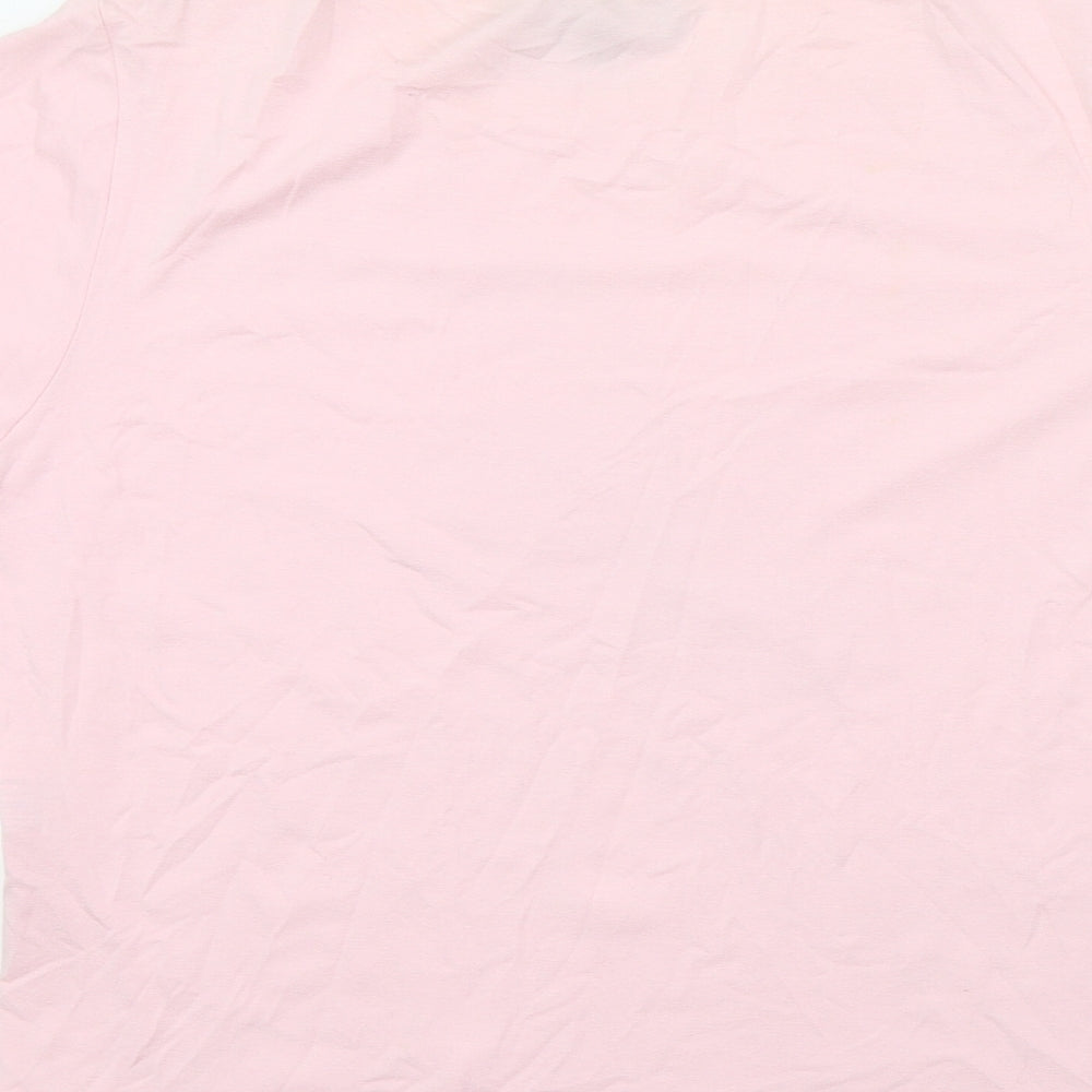 casamia Womens Pink Basic T-Shirt Size M