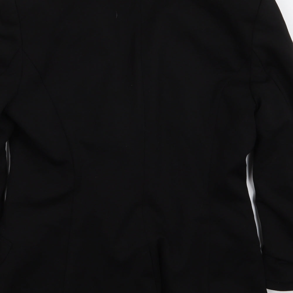 H&M Womens Black Jacket Blazer Size 10