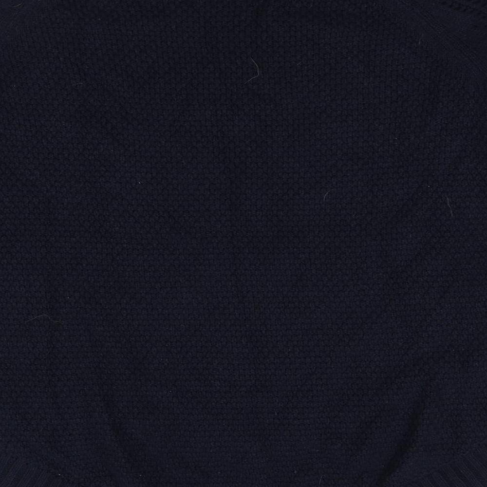 Kiari Mens Blue Knit Pullover Jumper Size L