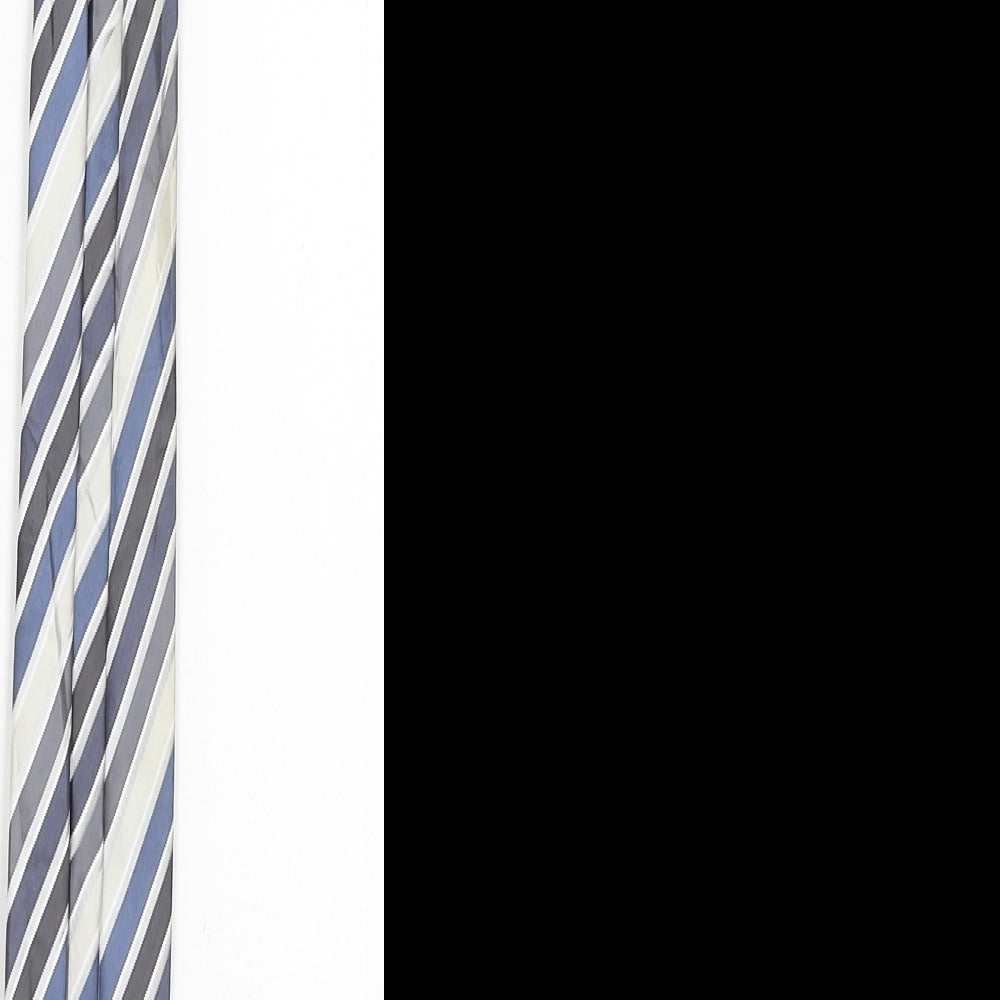 Marks and Spencer Mens Multicoloured Striped Pointed Tie One Size