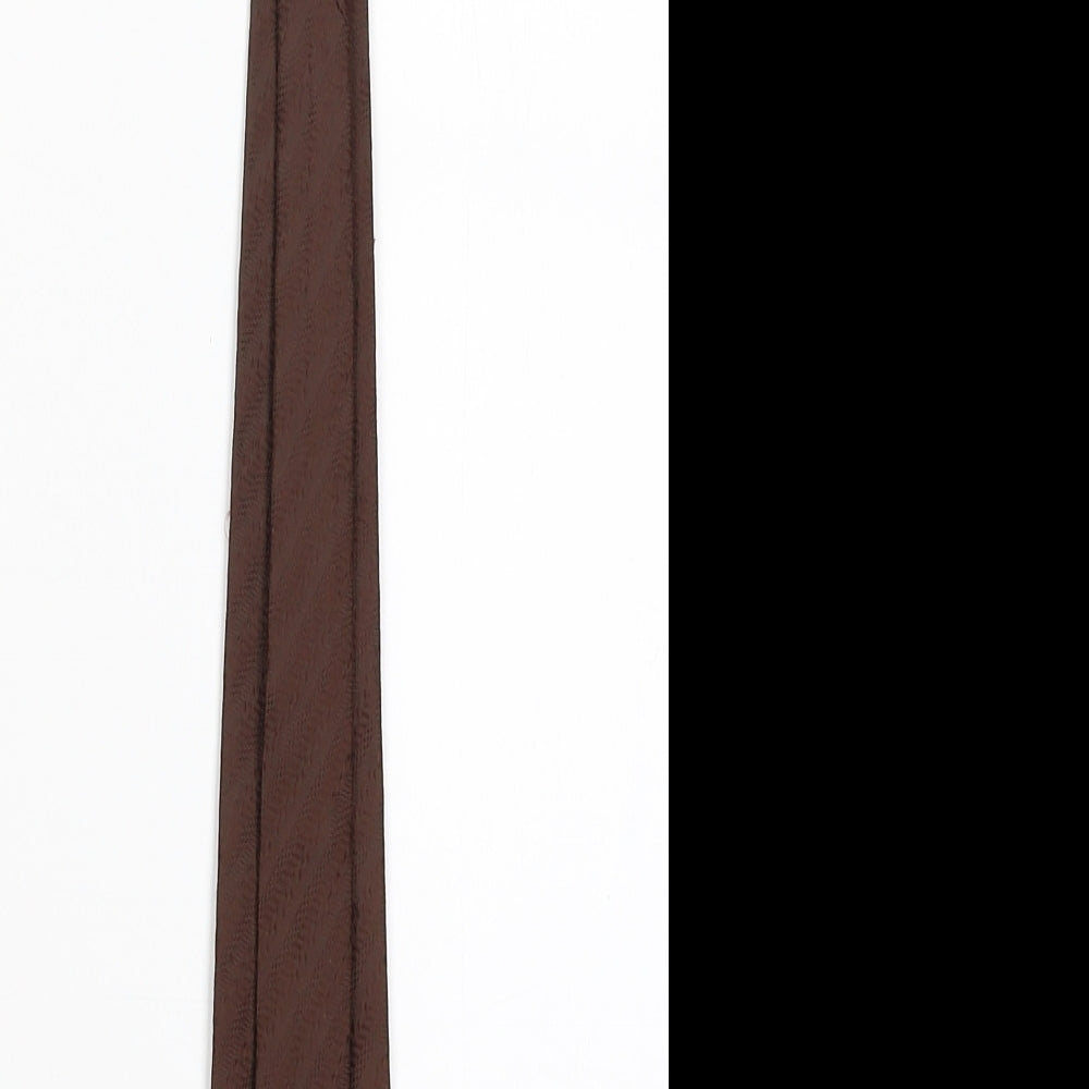 Burton Mens Bronze Striped Pointed Tie One Size