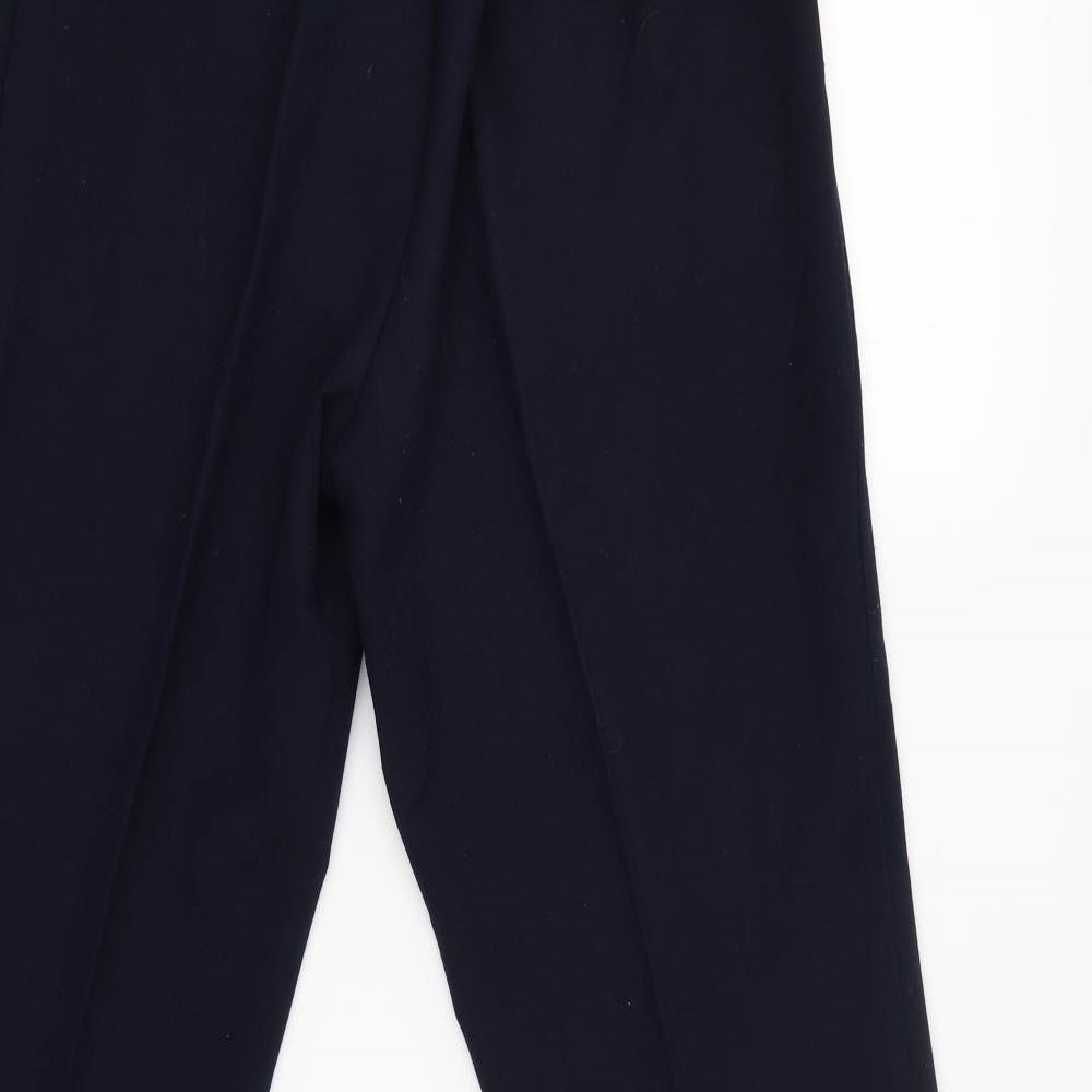 Bonmarché Womens Blue Capri Trousers Size 14 L28 in