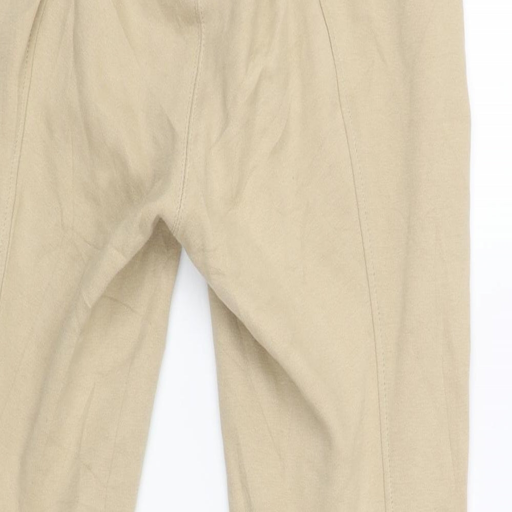Requisite Womens Beige Capri Trousers Size 12 L28 in