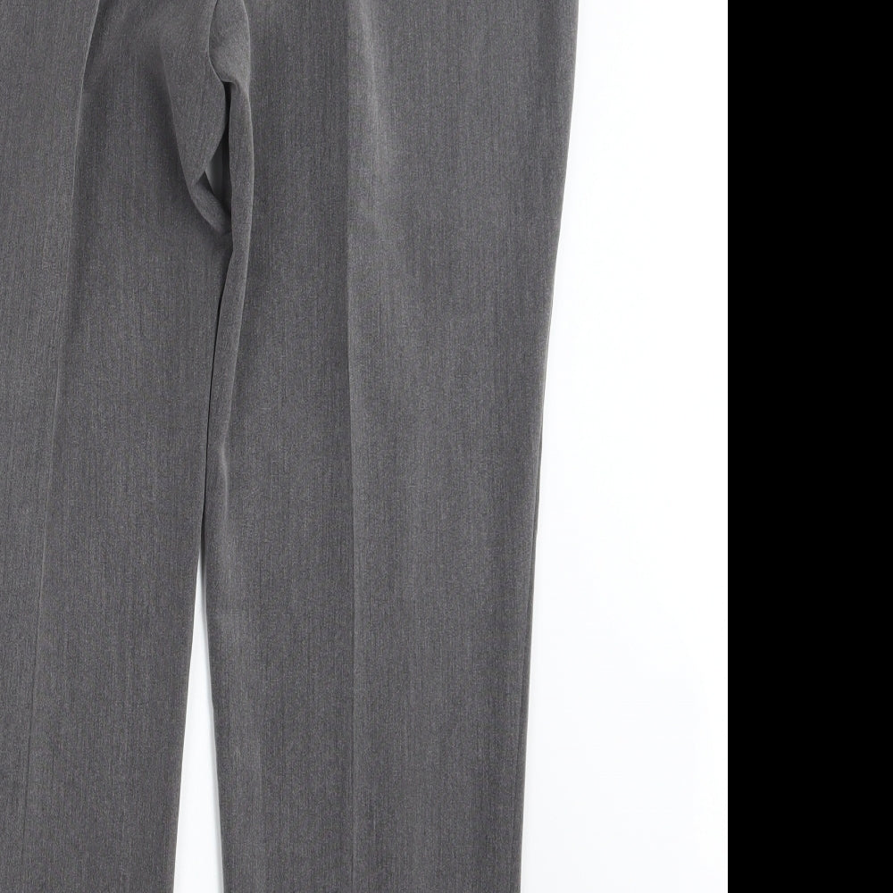 Vida Vi Womens Grey Trousers Size 16 L29 in