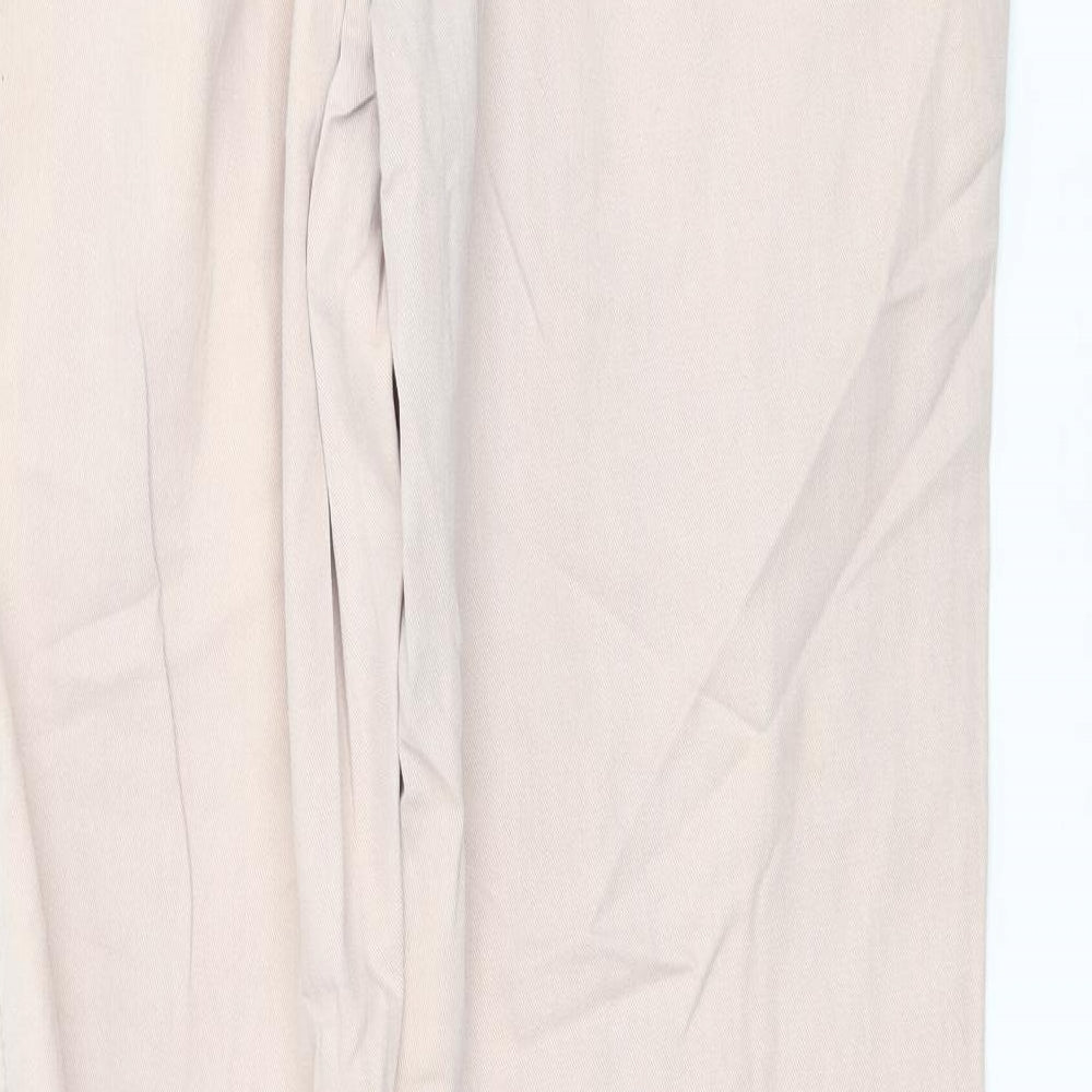 New Look Womens Pink Trousers Size 8 L28 in