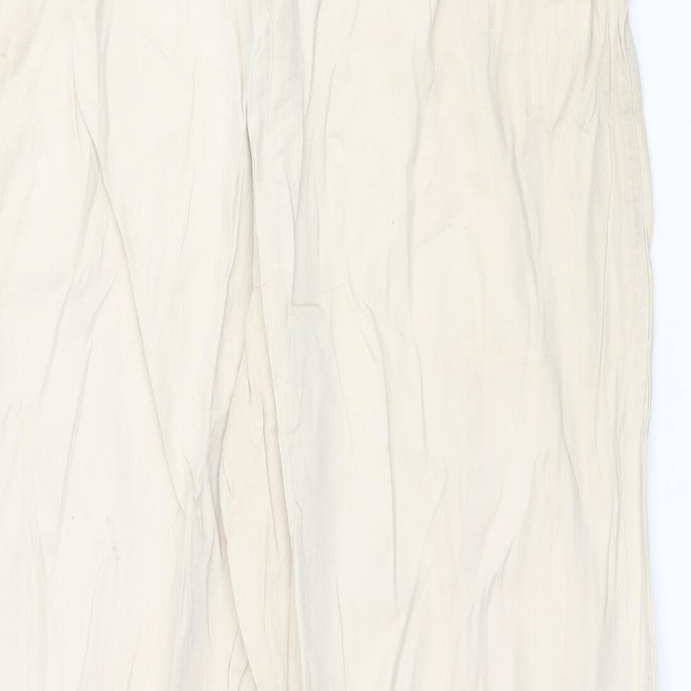 Preworn Womens Beige Trousers Size 8 L26 in