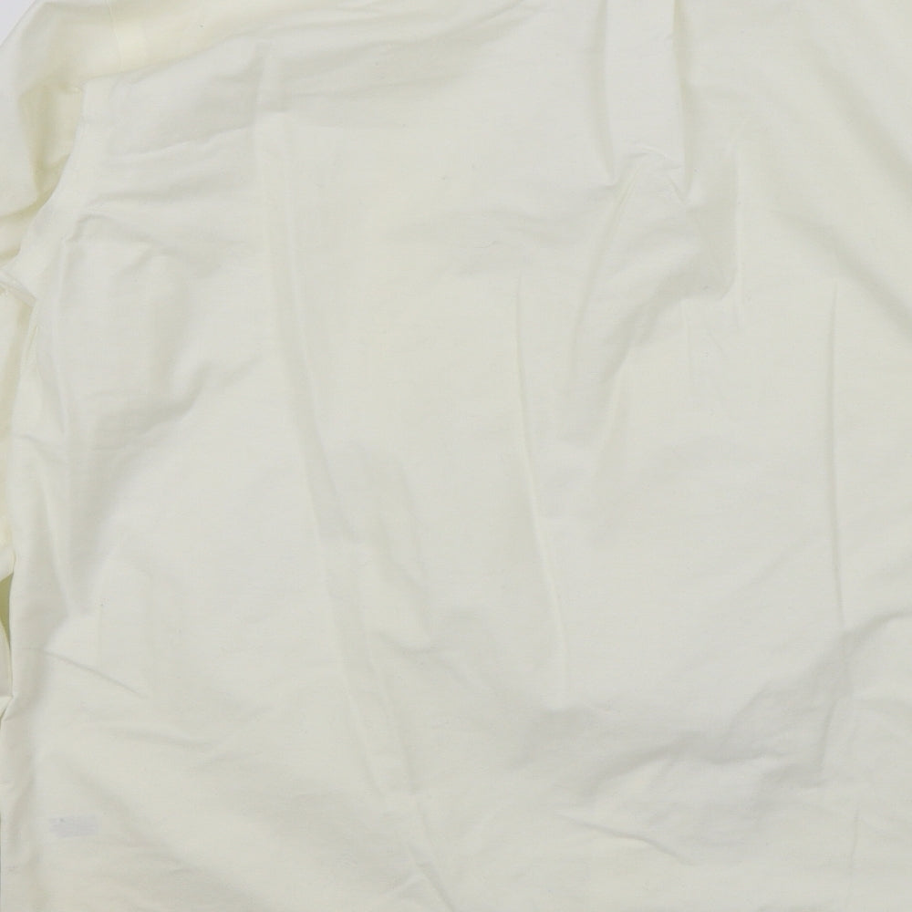 Double TWO Mens Beige Button-Up Size L