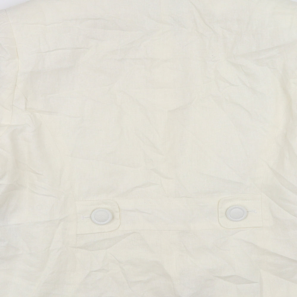 Debenhams Womens White Jacket Size 18