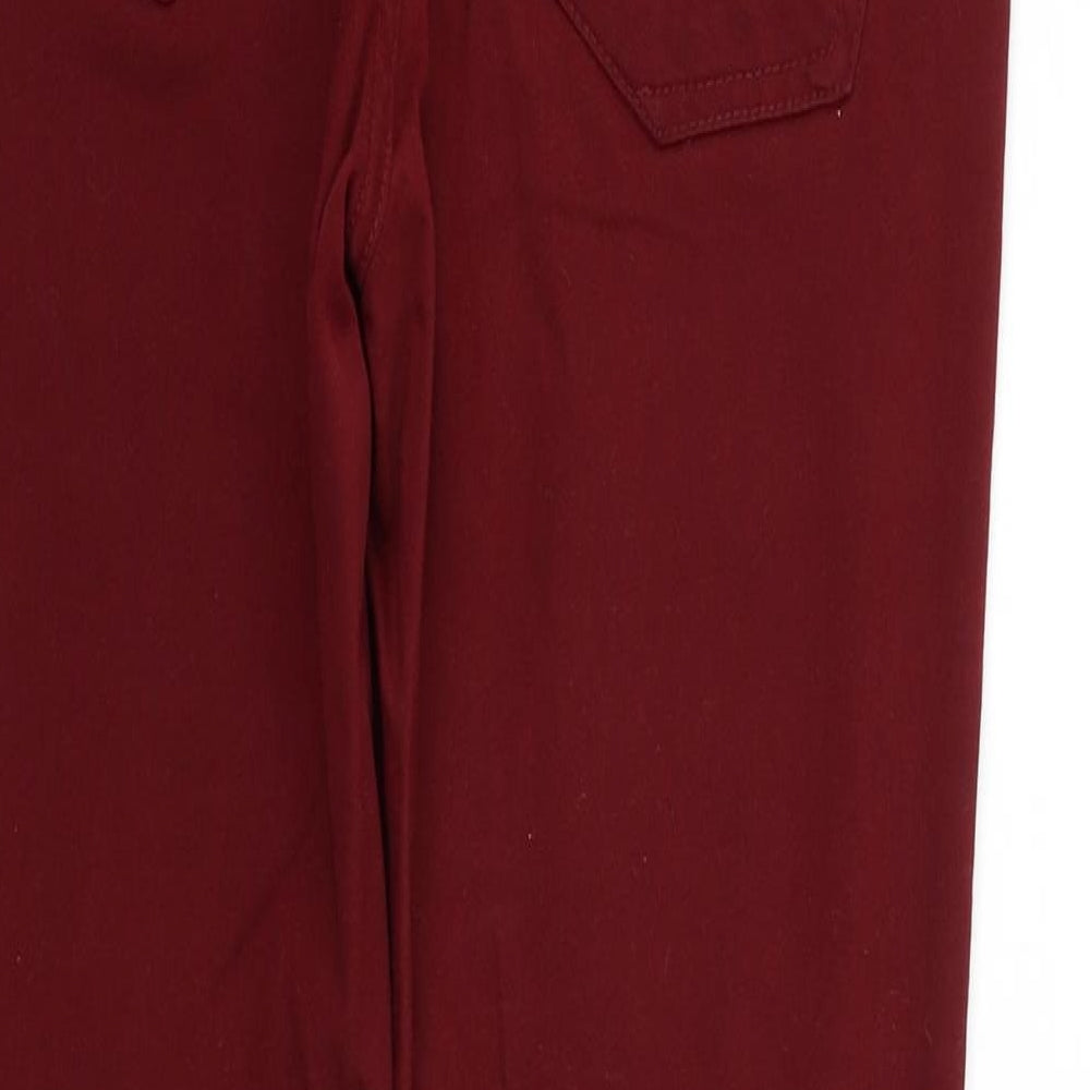 Yes yes Womens Red Sweatpants Trousers Size 10 L32 in
