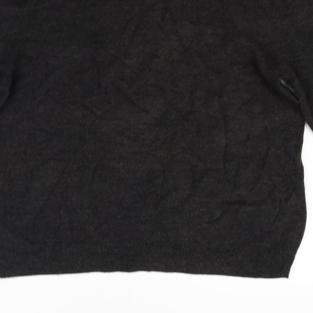 Marks and Spencer Mens Grey Pullover Jumper Size M