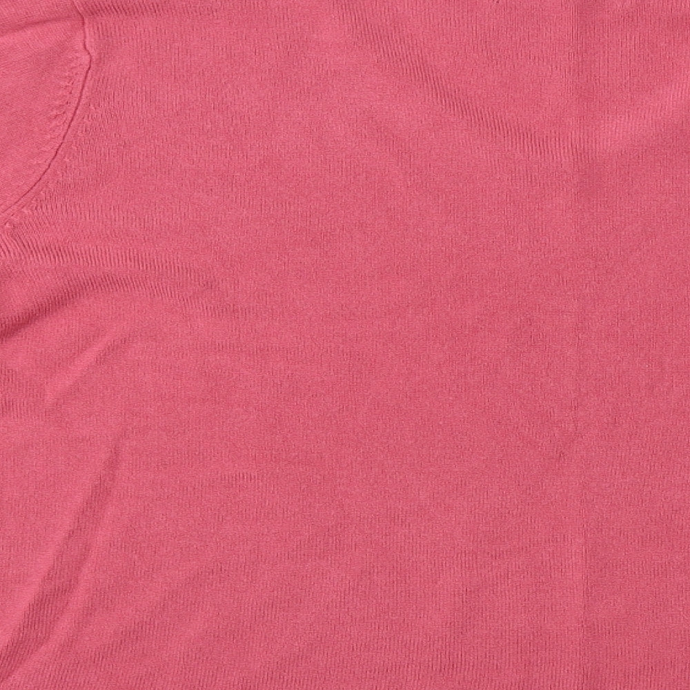 BM Womens Pink Pullover Jumper Size L