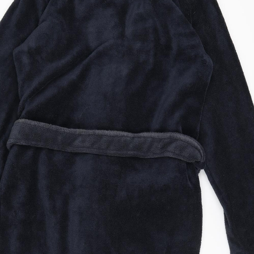 Matalan Mens Blue Solid Robe Size S