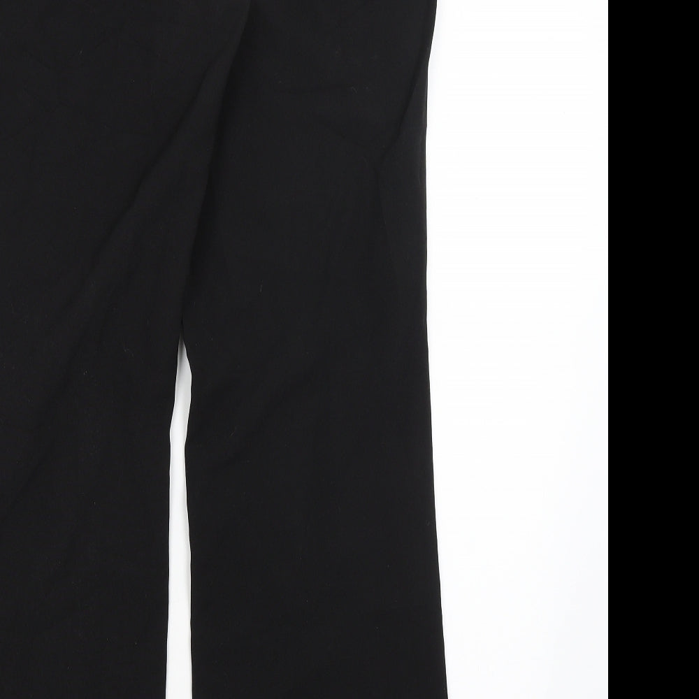 Dorothy Perkins Womens Black Dress Pants Trousers Size 12 L30 in