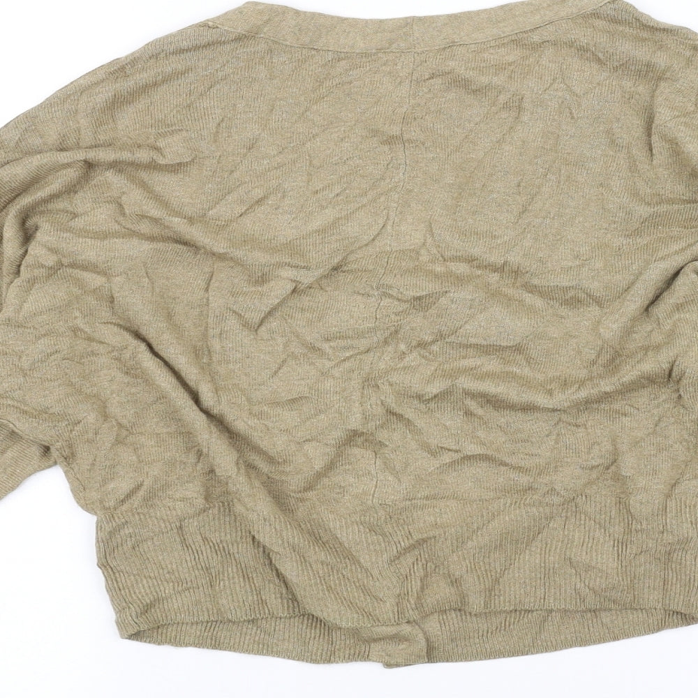 Marks and Spencer Womens Brown Cardigan Jumper Size S
