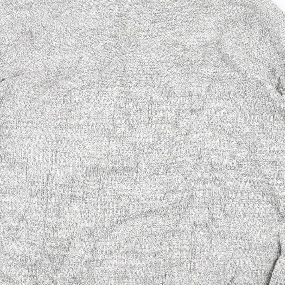 F&F Mens Grey Jacket Coatigan Size L