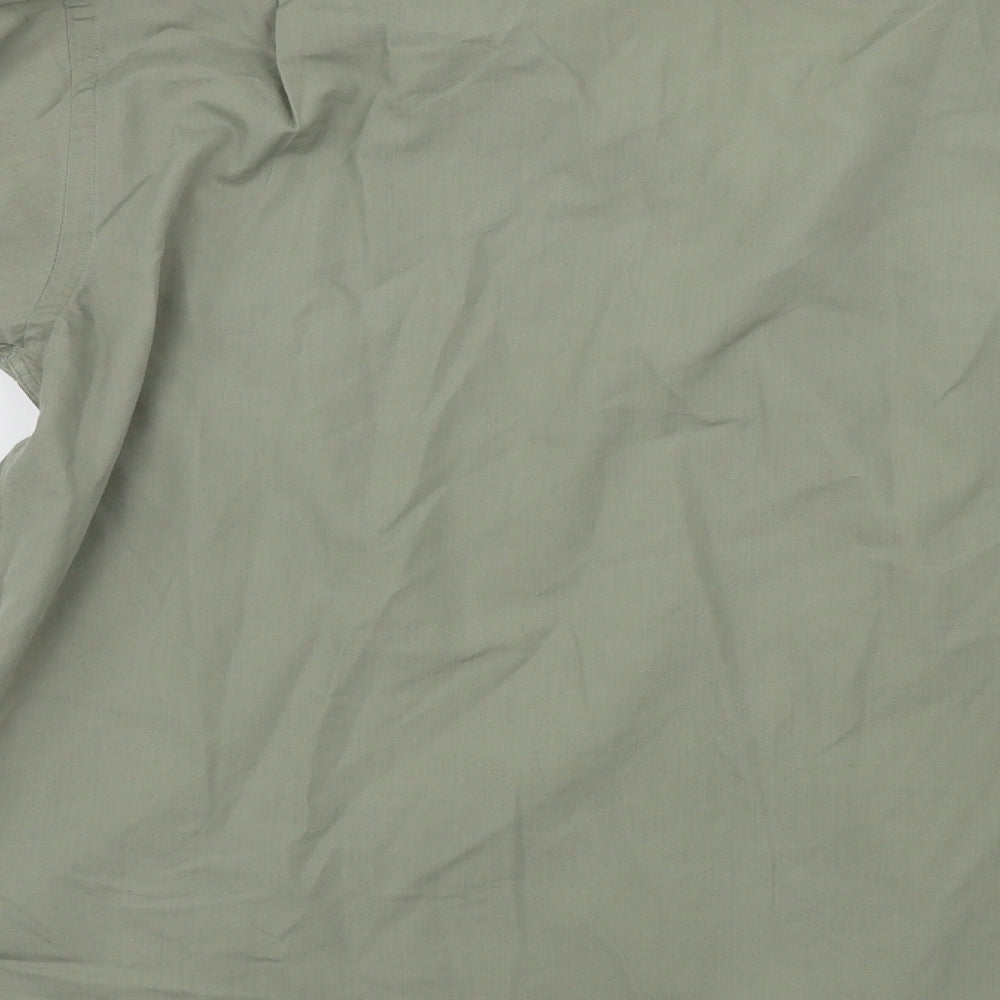 Cedar Wood State Mens Green Button-Up Size 16.5