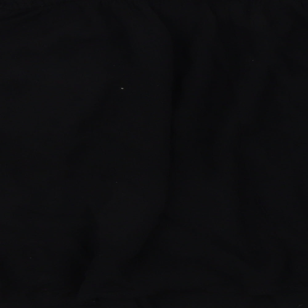 Primark Womens Black Cropped Blouse Size 16