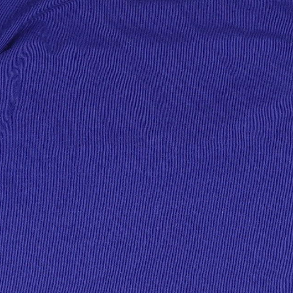 BM Womens Blue Pullover Jumper Size M
