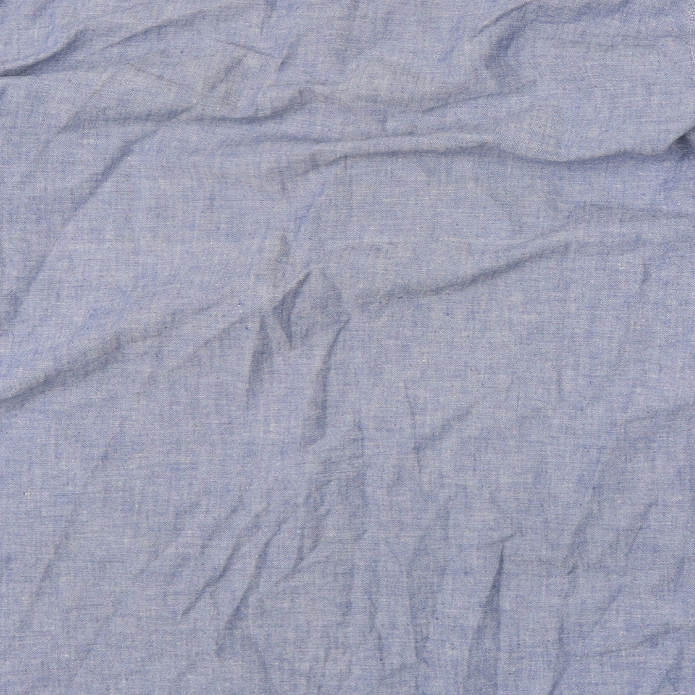 Argatta Mens Blue Button-Up Size 42