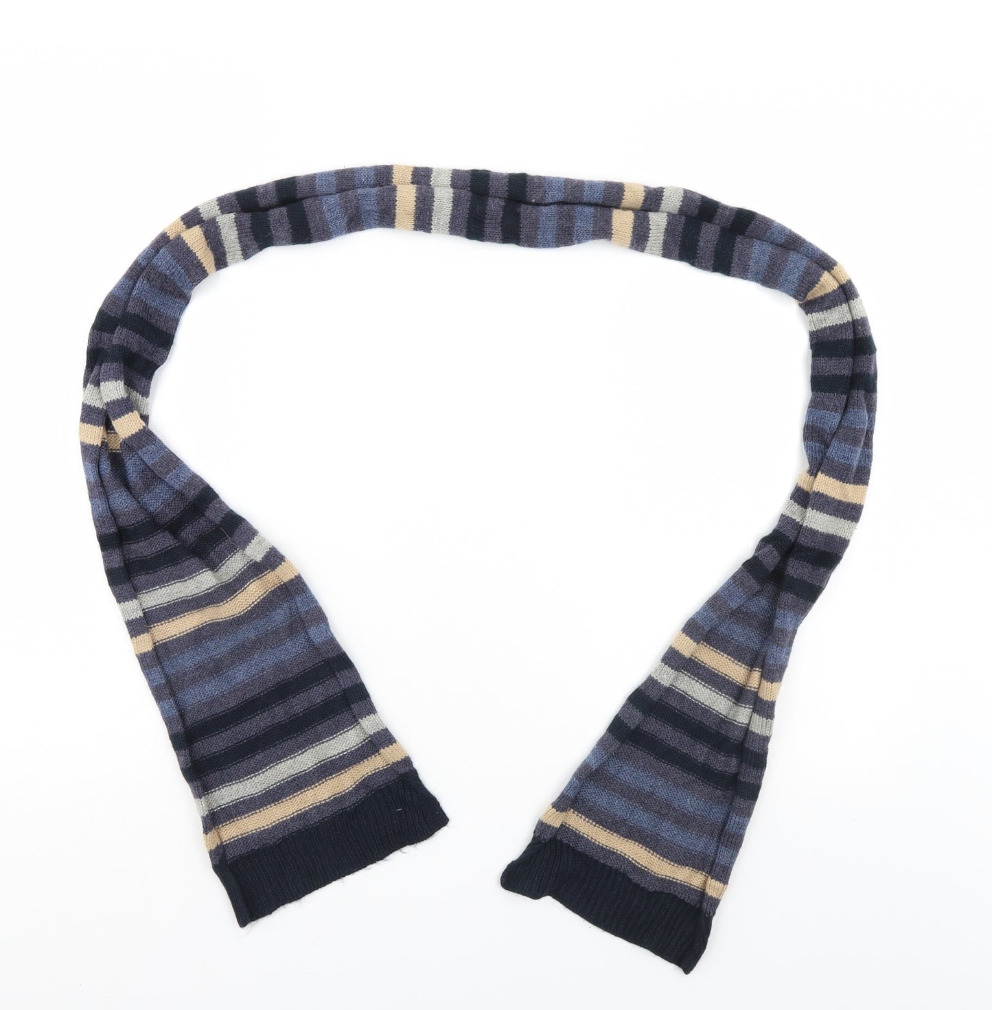 Preworn Multicoloured Striped Scarf One Size