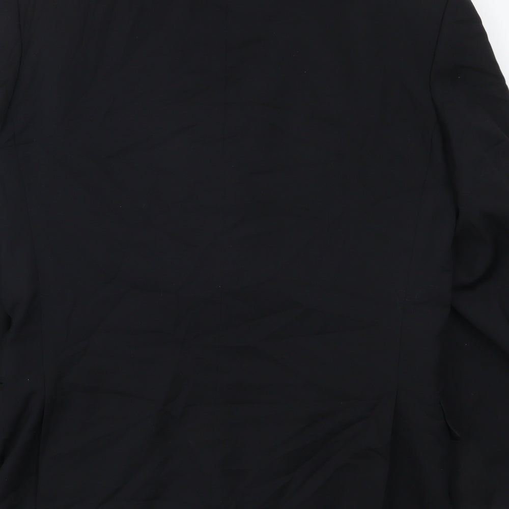 Becker Mens Black Jacket Suit Jacket Size 38