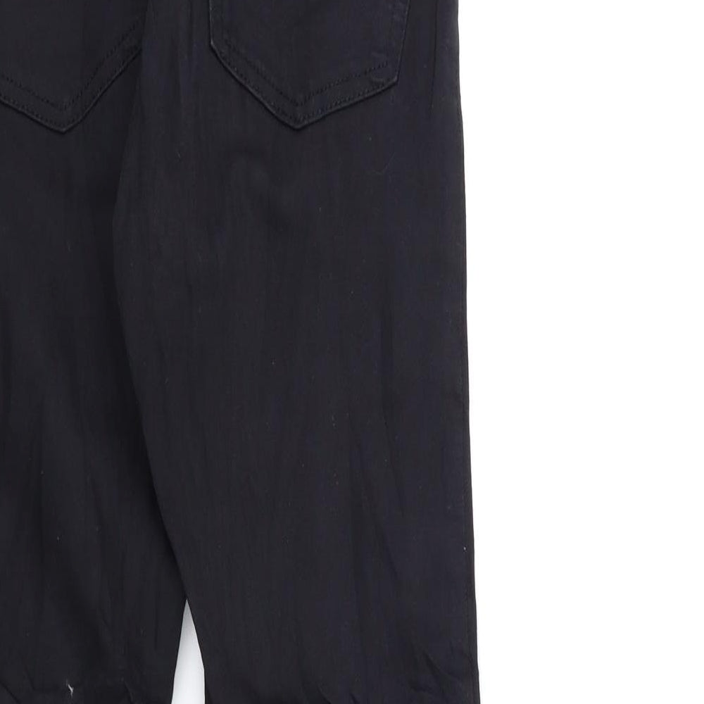 Topshop Womens Black Denim Skinny Jeans Size 25 in L32 in