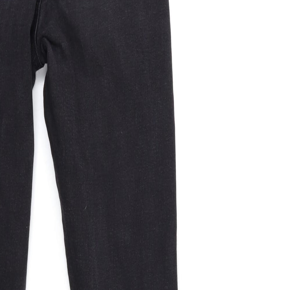 Denim & Co. Womens Black Denim Skinny Jeans Size 8 L30 in