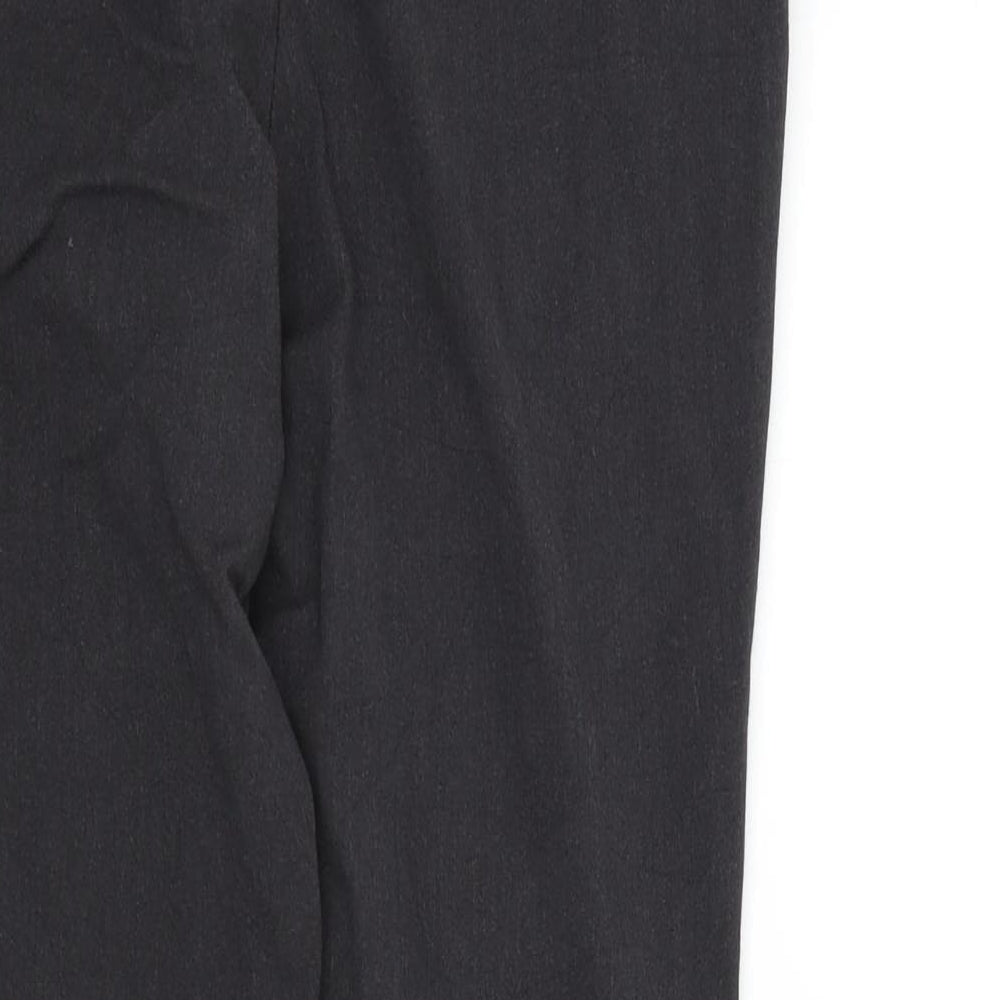 M&S Womens Grey Trousers Size 8 L24 in