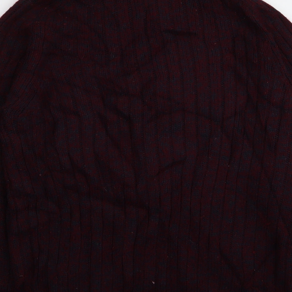 M&S Mens Red Pullover Jumper Size M