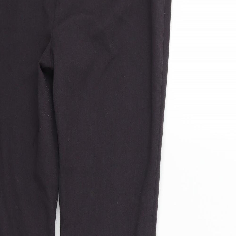 Marks and Spencer Womens Purple Trousers Size 12 L26 in