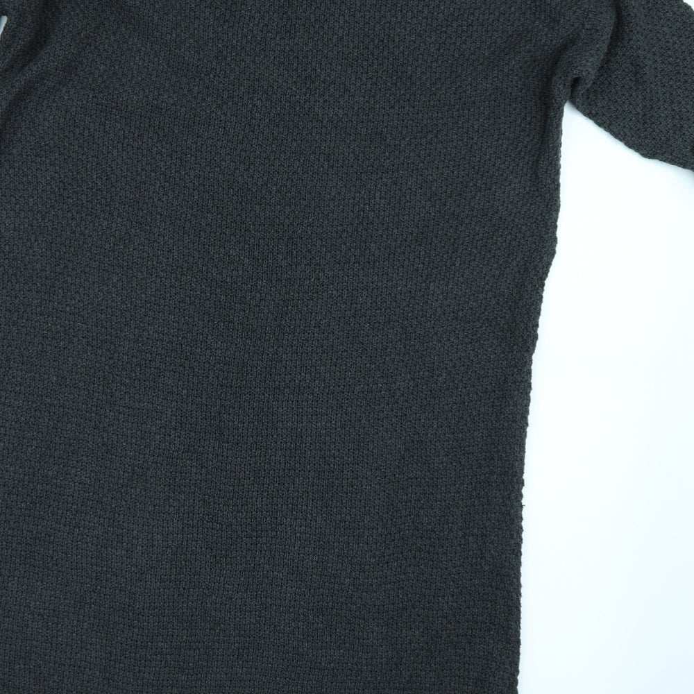Mango Womens Grey Jumper Dress Size M