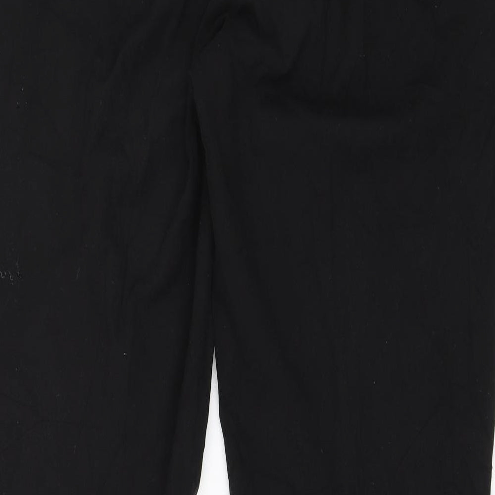M&Co Womens Black Dress Pants Trousers Size 14 L27 in