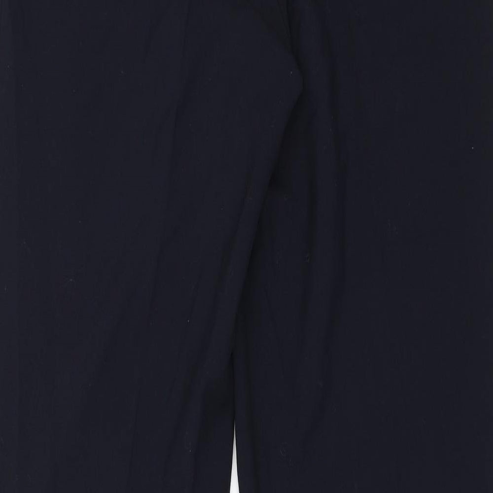 M&S Womens Blue Dress Pants Trousers Size 10 L26 in