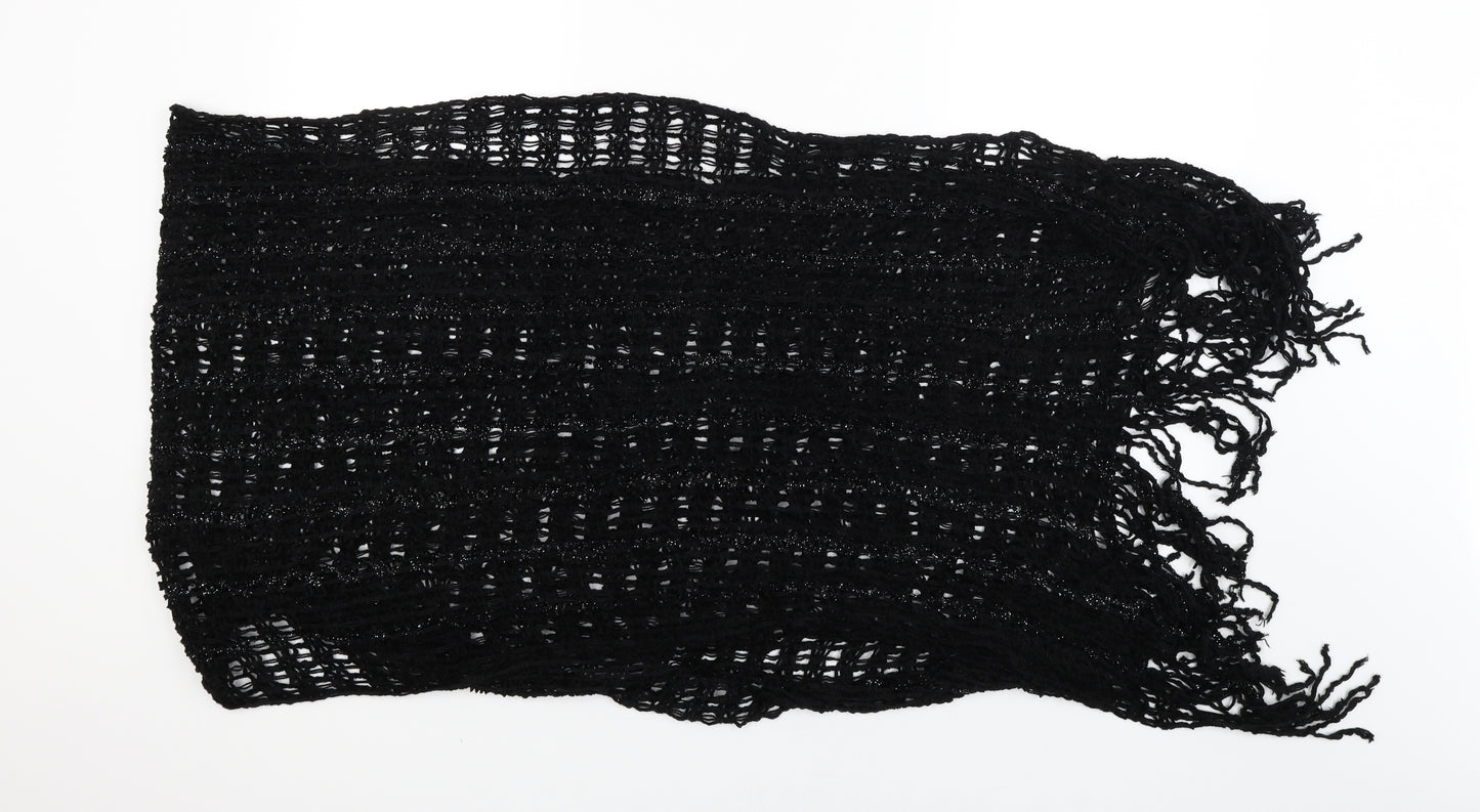 Preworn Womens Black Shawl/Wrap