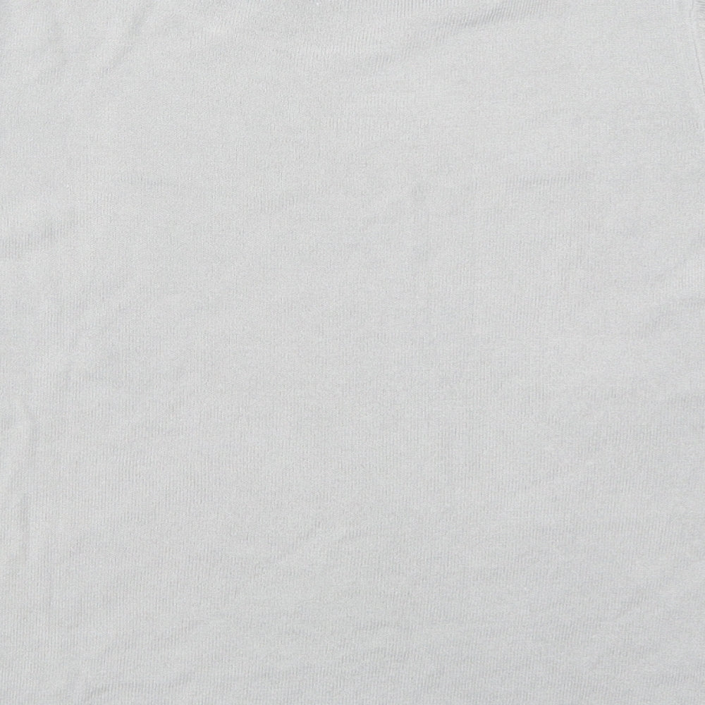 Marks & Spencer Womens Grey Basic T-Shirt Size 10