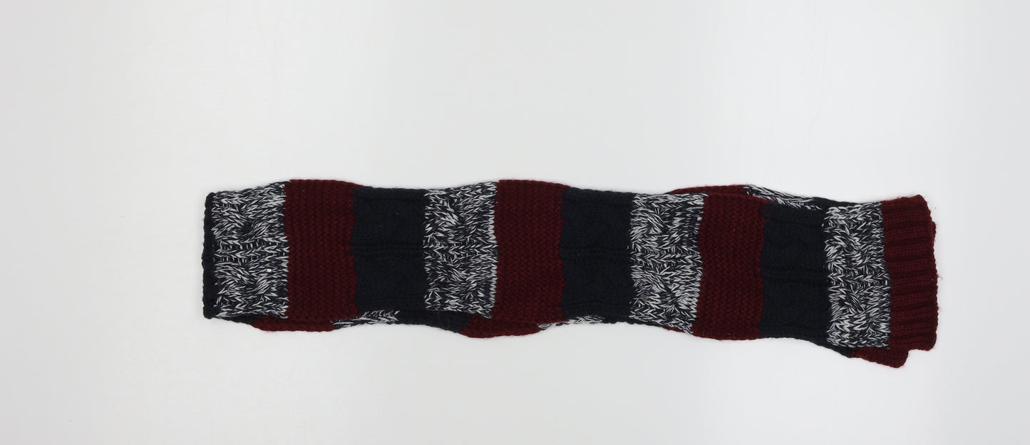 Primark Mens Multicoloured Striped Scarf Size Regular