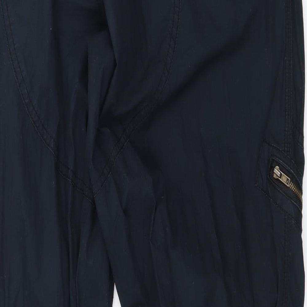 McKenzie Mens Blue Cargo Trousers Size L L33 in