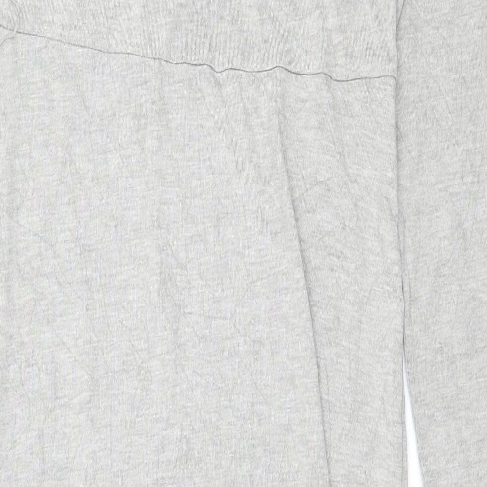 ASOS Womens Grey Jersey T-Shirt Dress Size 10