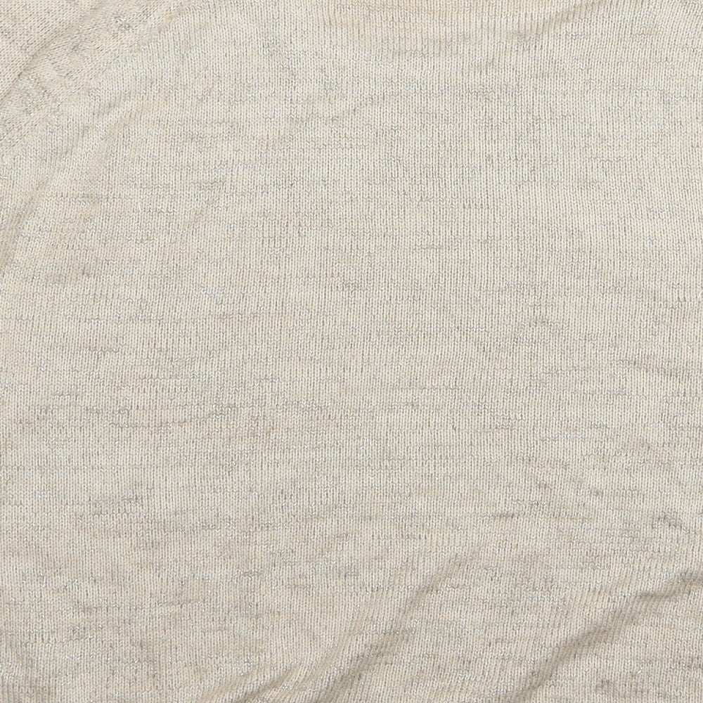 River Island Womens Beige Pullover Jumper Size 14