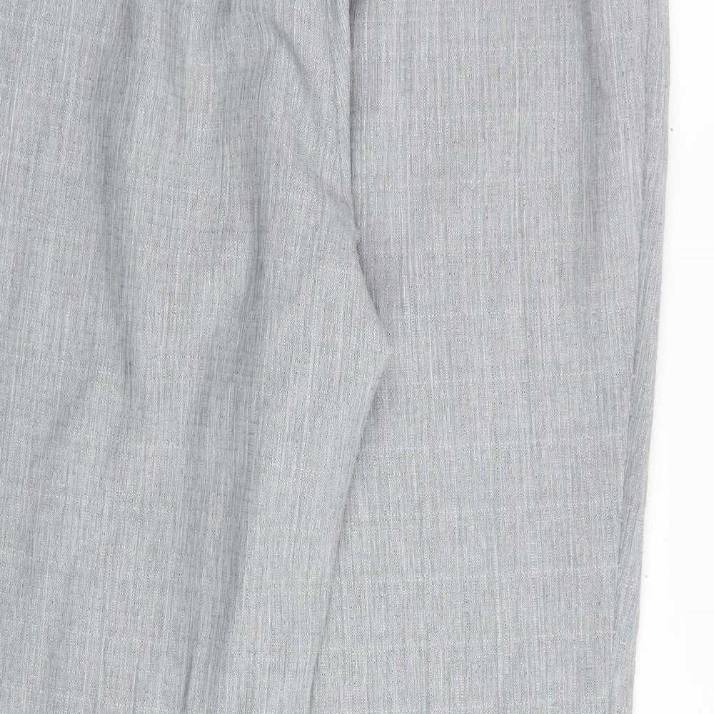 M&S Womens Green Trousers Size 16 L28 in