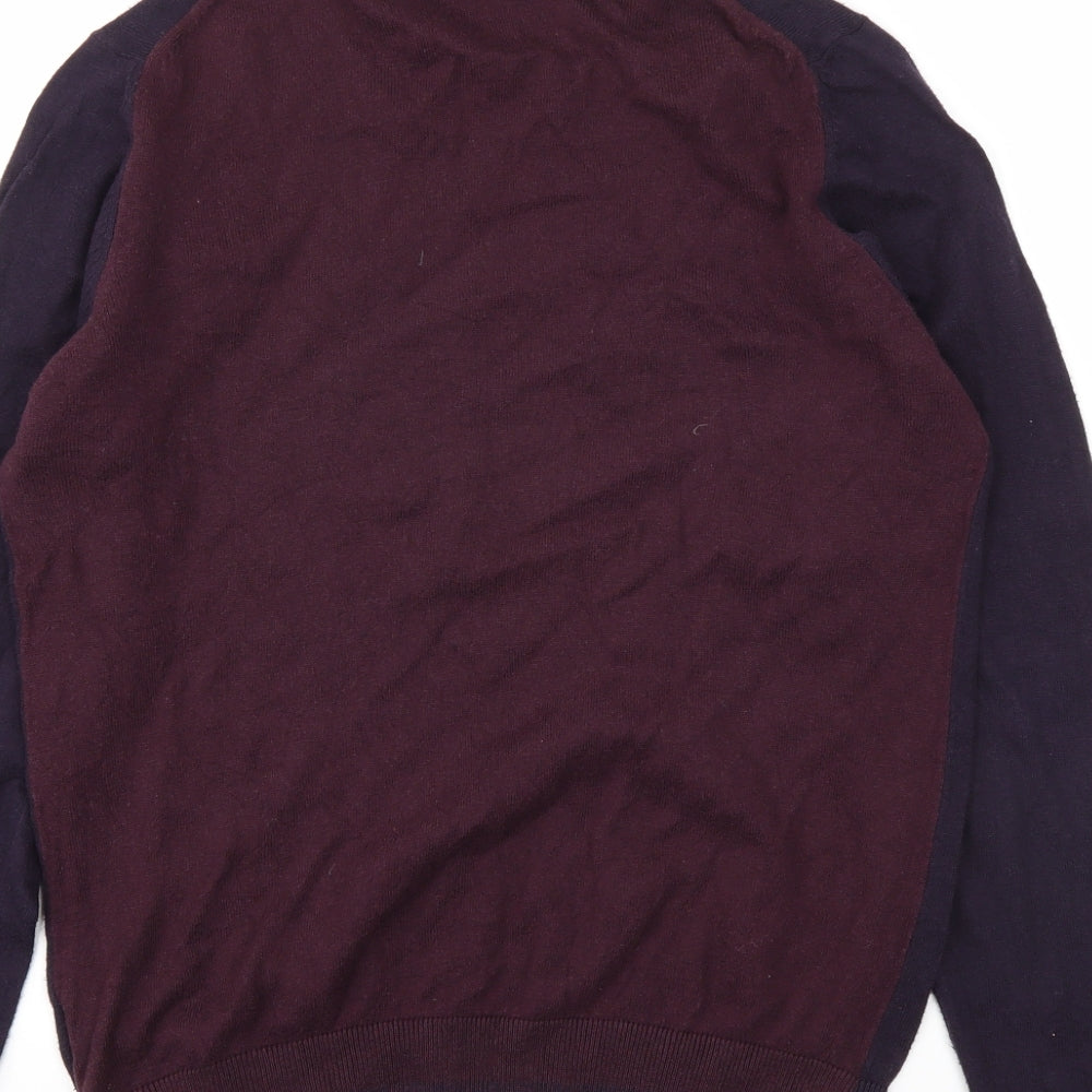 M&S Mens Red Pullover Sweatshirt Size M